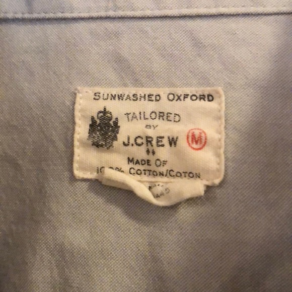 Silver/grey long sleeve button up J Crew - Picture 2 of 2